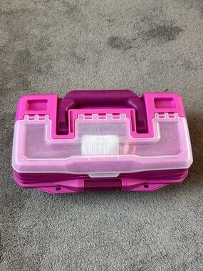 Eagle Claw Pink Fishing Tackle Box